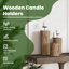 Solid Wood Candlestick