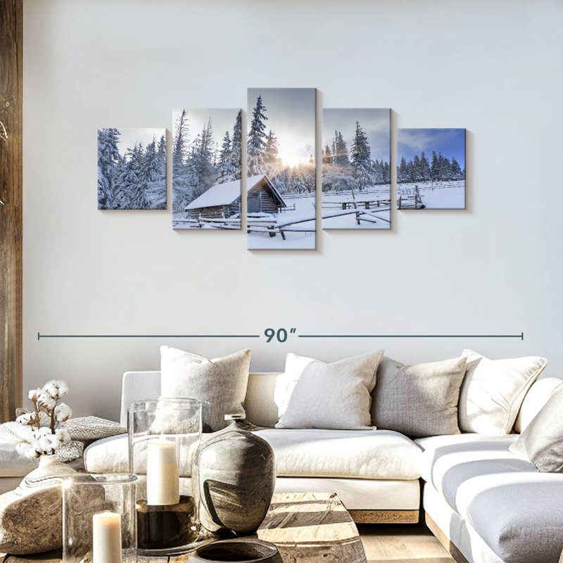 Old Winter Barn, 30" H x 68" W