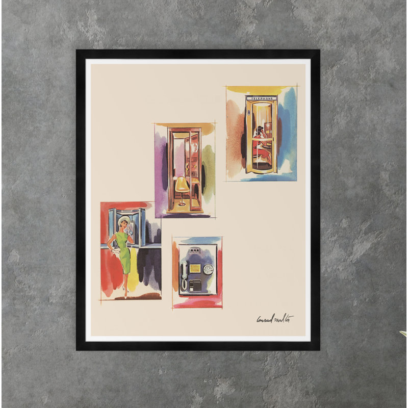 Telephone Booth Conversations Print
