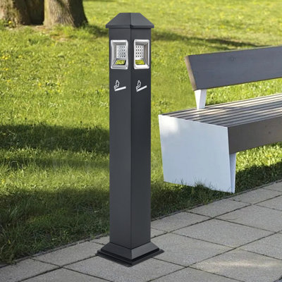 YaoTown 201 Stainless Steel Smoker's Post