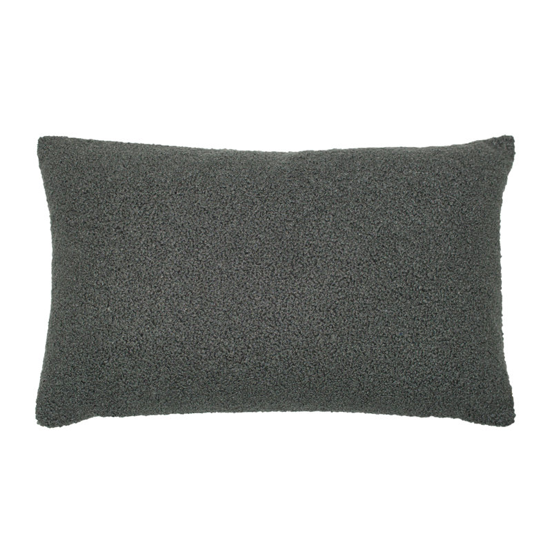 Malham Rectangular Throw Pillow Cover, Granite