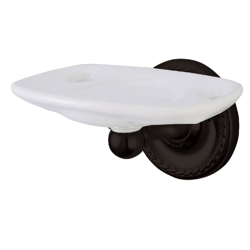 Laurel Wall Mounted Toothbrush & Tumbler Holder, Oil Rubbed Bronze