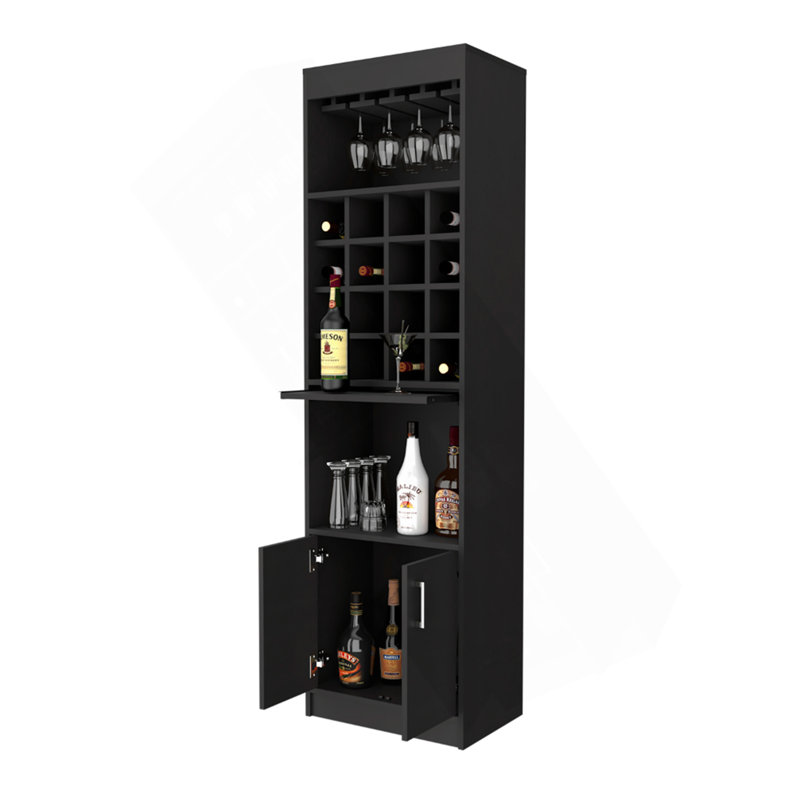 Armoire de bar à 1 tablette Wenge