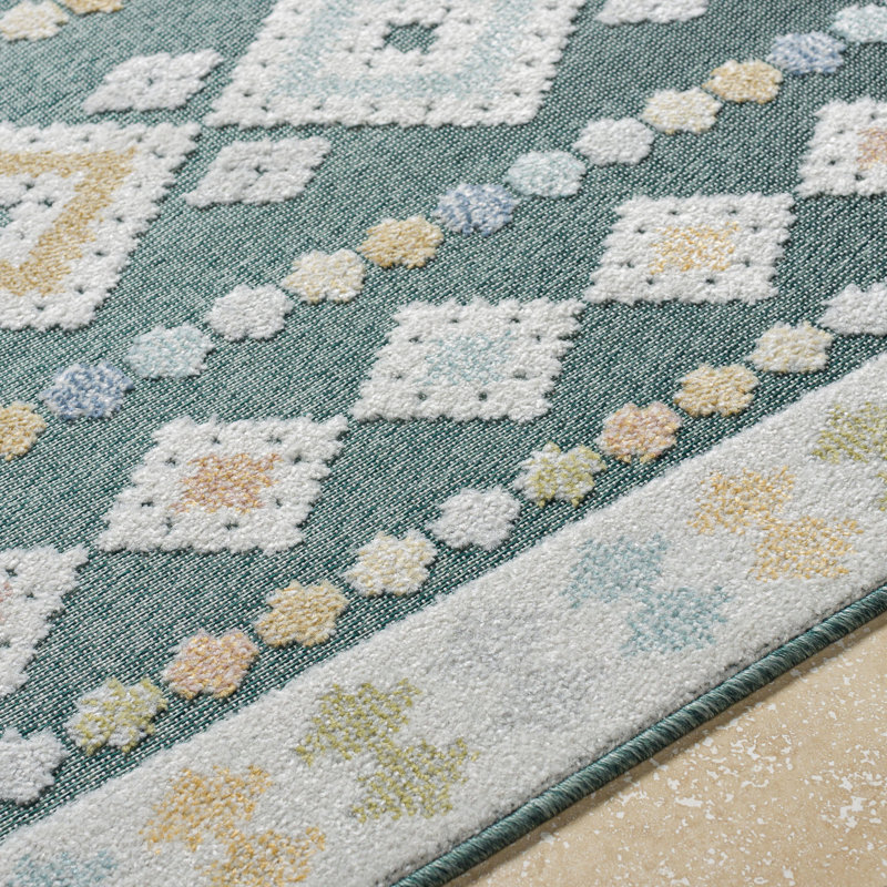 Tapis tissé à la machine Lakeside, Rectangle 6 pi 7 po x 9 pi