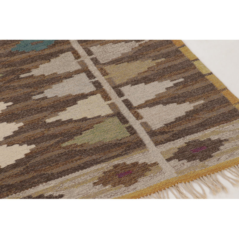 Cotton and Wool Area Rug