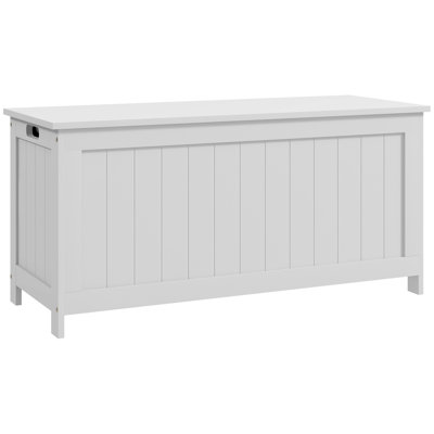 Coffre de rangement avec 2 charnières de sécurité, boîte en bois
