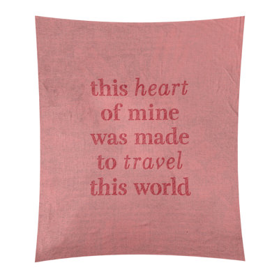 Tapisserie de polyester, voyage d’amour