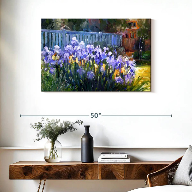 Fleurs Harisk Iris, H 24 po x l 36 po