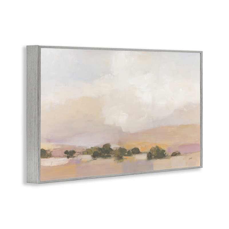 «Pastel Landscape Abstraction», art de la giclée par Julia Purinton, H 20 po x l 30 po, Estampe numérique Farmhouse