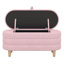 Lit plateforme tapissier en forme de fleur avec repose-pieds Sherpa Witcomb-684476337-684476339