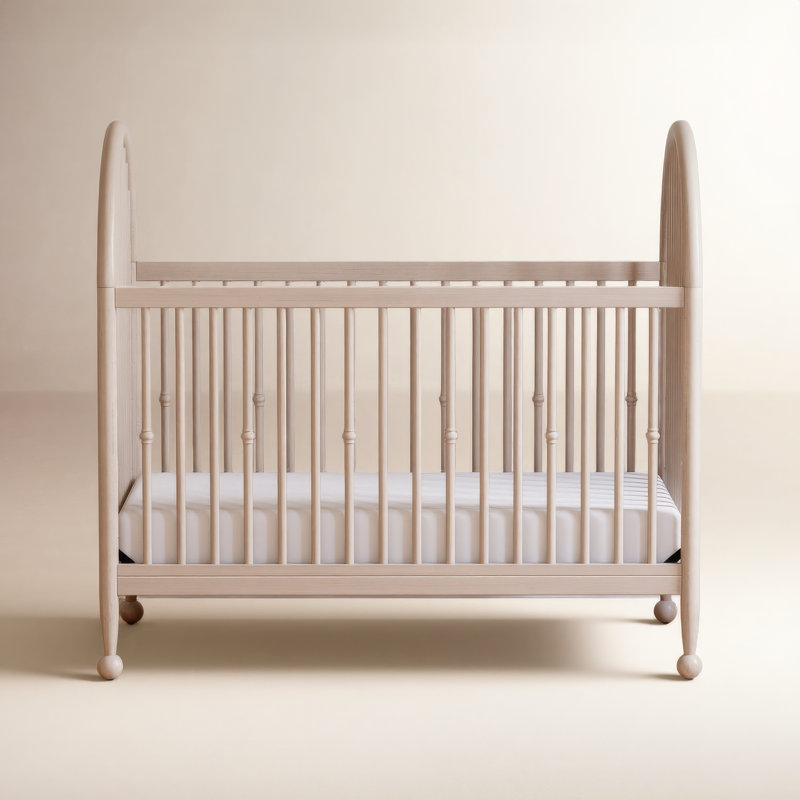 Greenguard Gold Certified 3 -in-1 Convertible Crib, Washed Pine