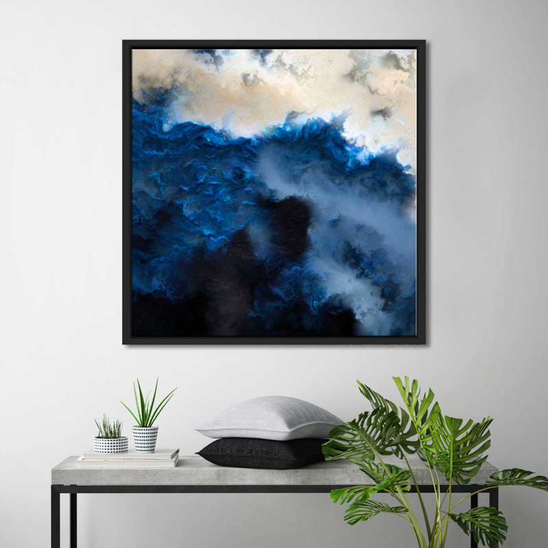 Luc 8: 25 «Where Is Your Faith» par Mark Lawrence - reproduction, H 31,5 po x l 31,5 po x P 2 po, Cadre flottant noir