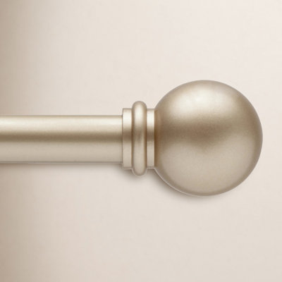 Camptown Ball End Single Curtain Rod