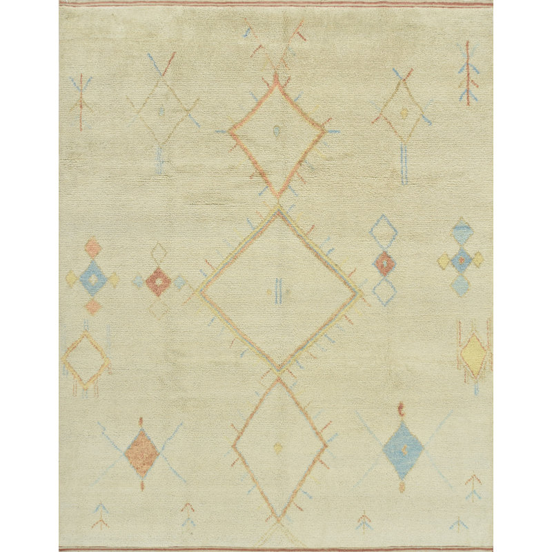 Hand Knotted Wool Moroccan Indoor Rug