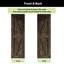 Porte en bois de pin massif non assemblé Arrow Design-132224627-132224636