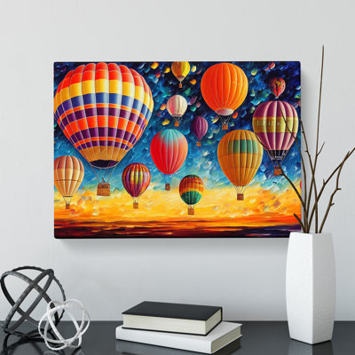 Colourful Hot Air Balloons Vol.2 - Wrapped Canvas