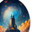 Château bleu mystique fantastique II-88621420