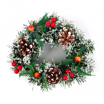 Handcrafted Faux 20cm Wreath