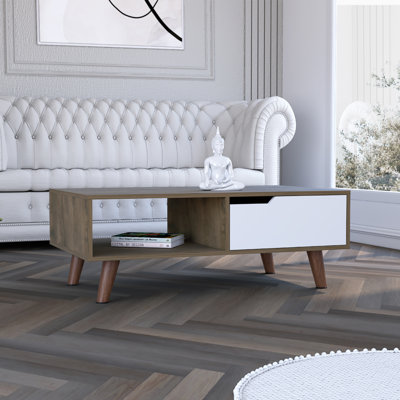Four Leg Coffee Table with Storage