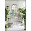 Charmante table d'appoint ronde en fer 26X26x30