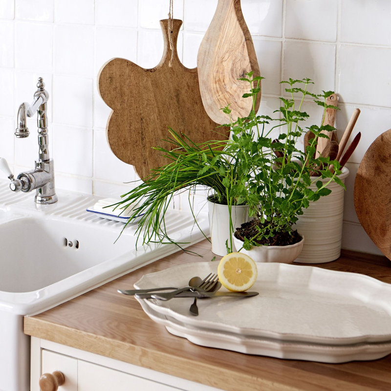 Costa Nova Impressions Platter, 1.5" H x 12.5" W x 17.5" L