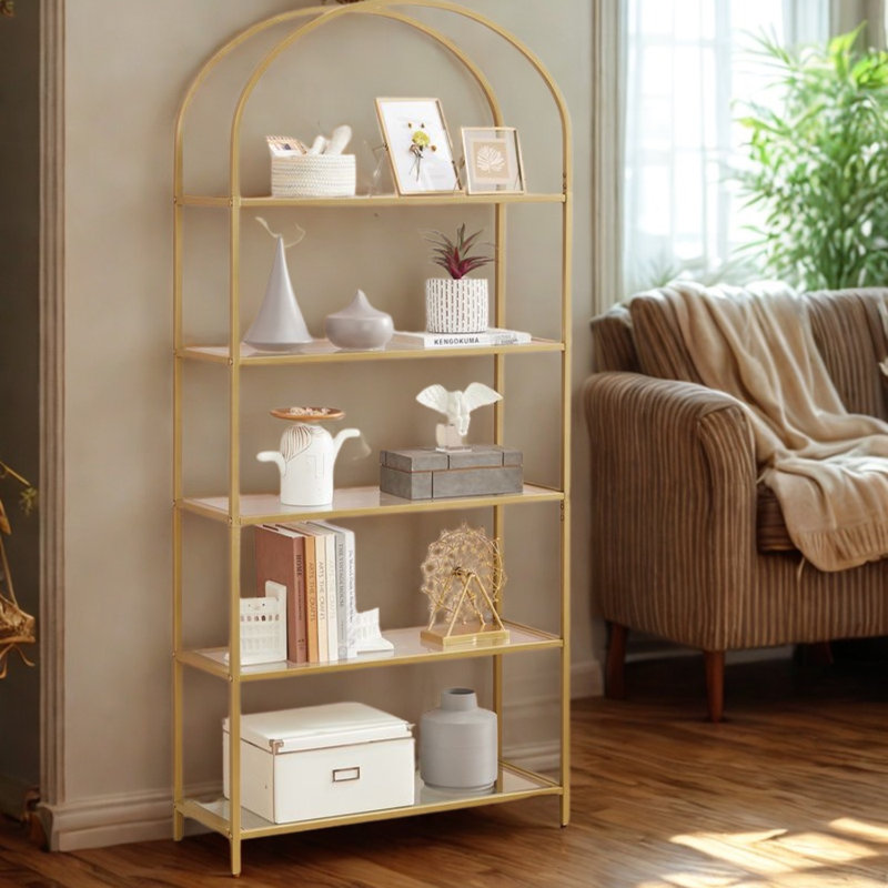 5 Tier Storage Shelves Unit, Black
