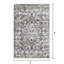 Tapis oriental gris en polypropylène tissé à la main Ragheb-331772121