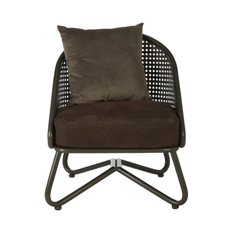Wilkin Faux Leather Armchair