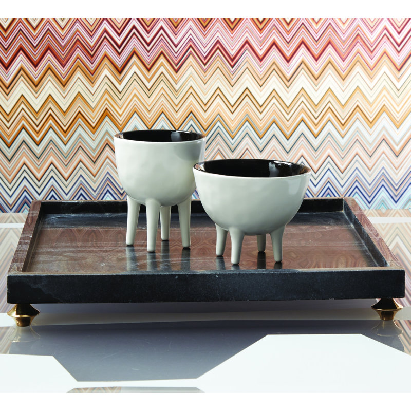 Julia Buckingham Quintessesntial Accent Tray, Black