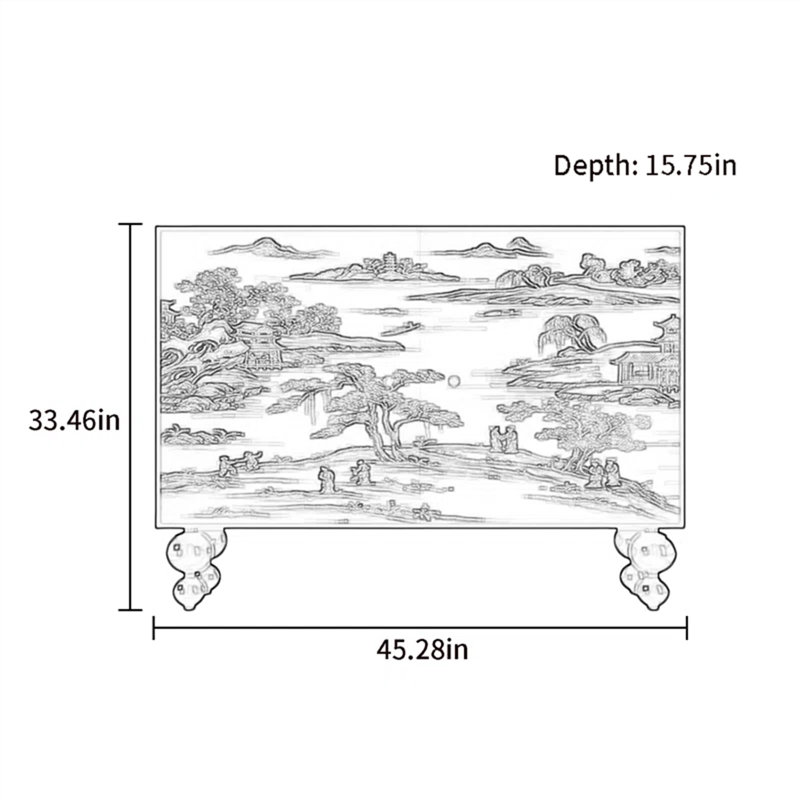 Armoire d'appoint, Blanc