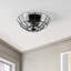 Plafonnier semi-encastré 2 lumières 15,5 po
