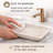 Natural Champagne Marble Rectangular Vanity Tray Towel Tray Boat Shaped Tray Bathroom Accessories Organizer