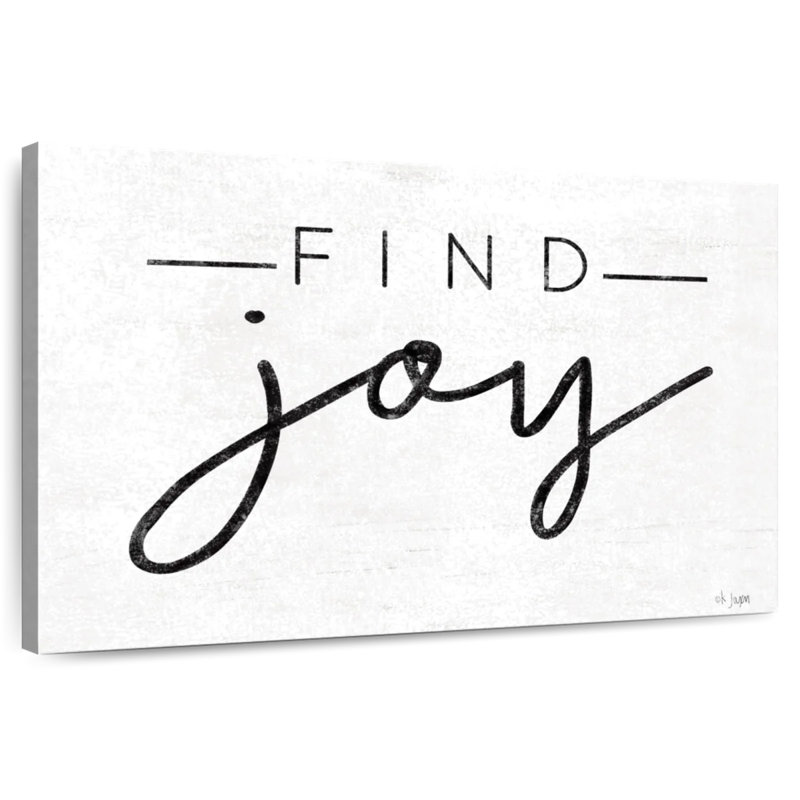 Tergel Find Joy, 8" H x 12" W