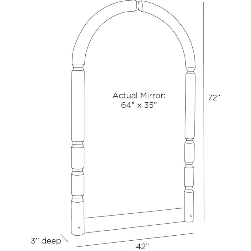 Charleston Full Length Mirror