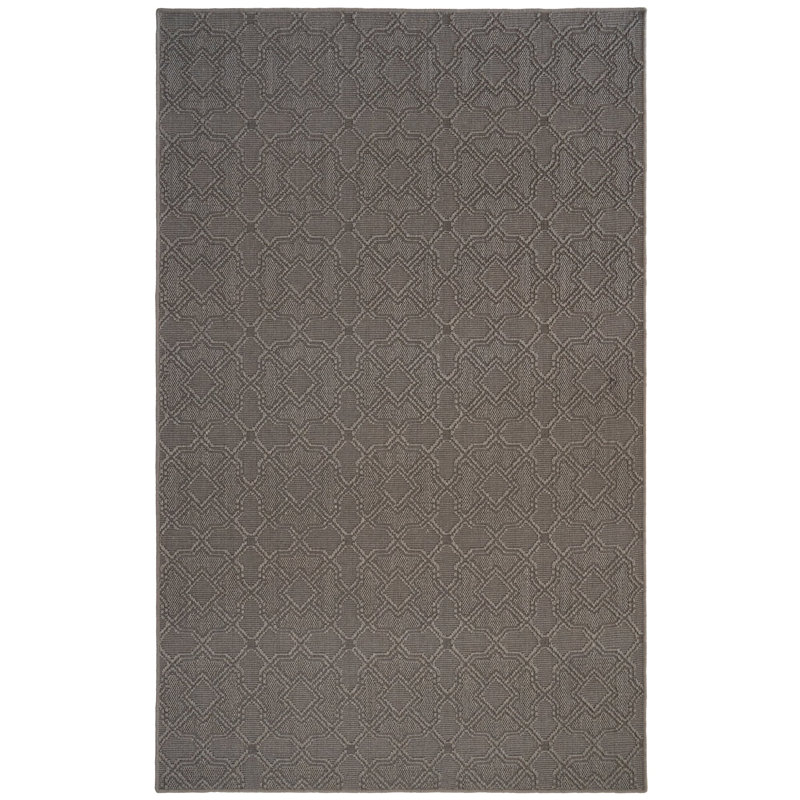 Anjanae Jute/Sisal Geometric Indoor Rug, Rectangle 10' x 14'