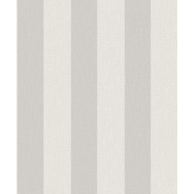 Papier peint à rayures simples, Gris