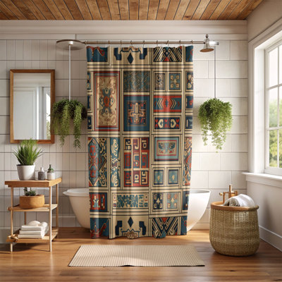 Tribal Artistry - Rideau de douche Premium