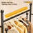 Rolling Entryway Coat Rack Organizer