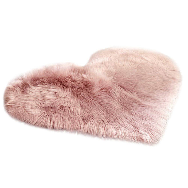 Ukiah Faux Sheepskin Hand Woven Shag 40cm X 50cm Area Rug, Novelty 50 x 40cm