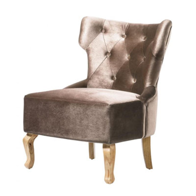 Deanna Upholstered Wingback Chair