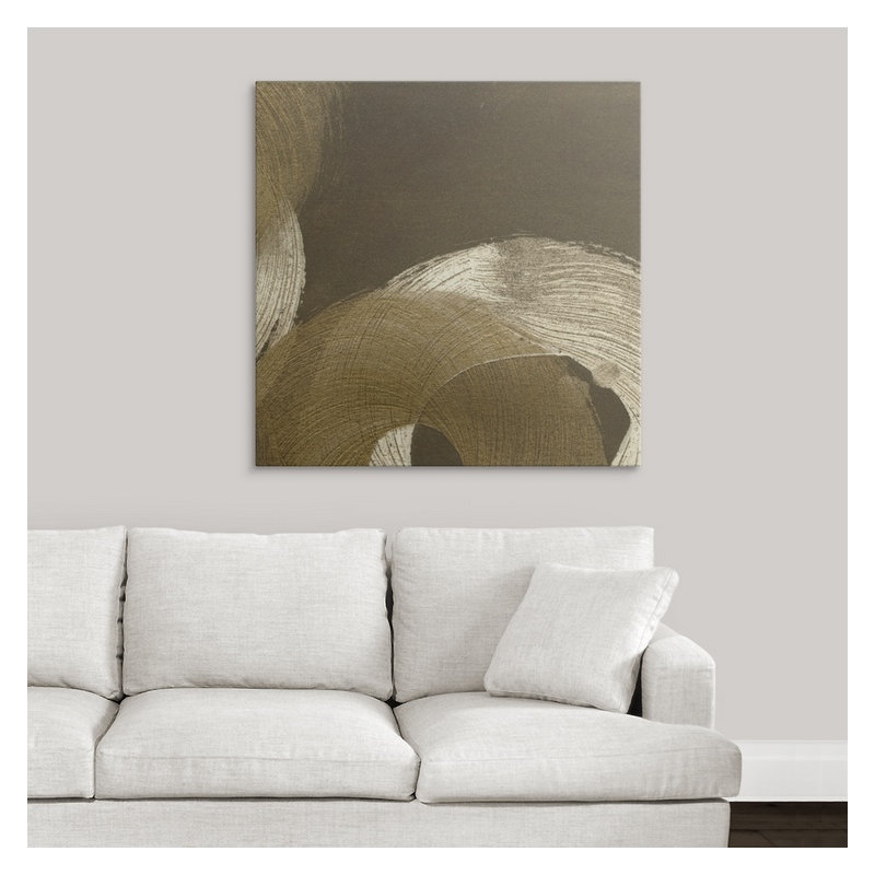 Goochland Revolution VI' Megan Meagher Painting Print, 35" H x 35" W x 1.5" D, Canvas