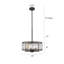 Lustre tambour 6 lumières Elland