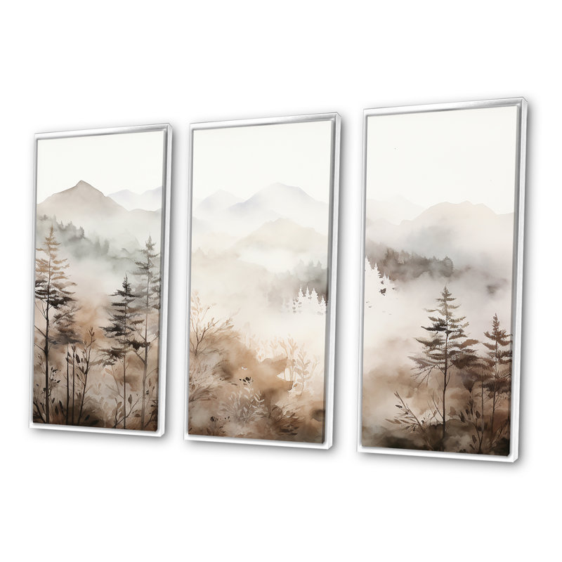 Ensemble de salon Nature S Harmony Serenity, H 40 po x l 60 po x P 1 po, Cadre flottant blanc
