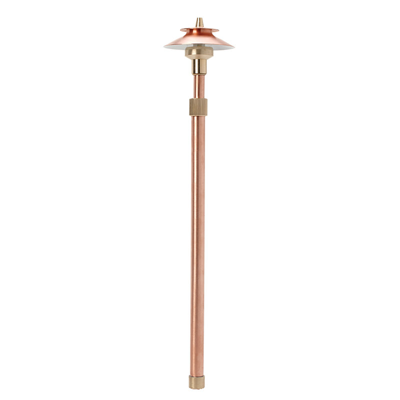 Aphrodite Copper Low Voltage Metal Pathway Light