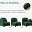 3 modulaires en forme de L en forme de L, tissu chenille, coussin, conception ergonomique pour la maison