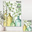 «Mixed Botanical Green Leaves», reproduction d'art sur toile-961732960-961733644