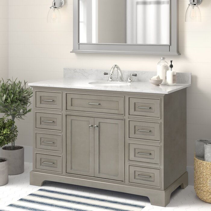 Ronnie 48'' Single Bathroom Vanity & Reviews | Birch Lane