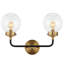 Éclairage pour meuble-lavabo transitionnel contemporain en fer / verre Claudio-44772488-44772491-119338792