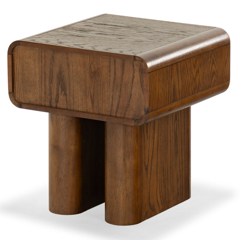Torricelli 1 Drawer Wood Nightstand