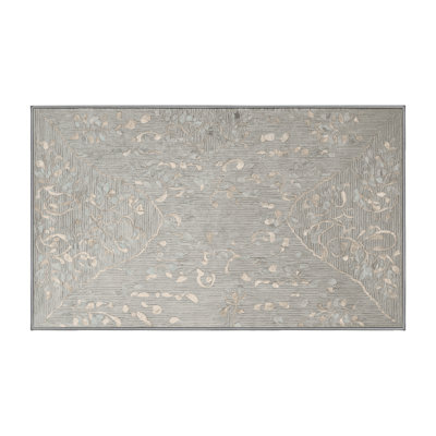 Machine Washable Gray Area Rug